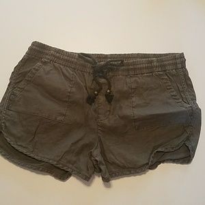 Olive green shorts